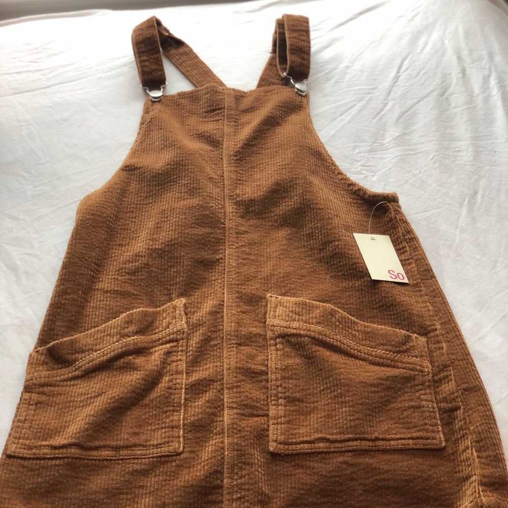 Corduroy mini dress